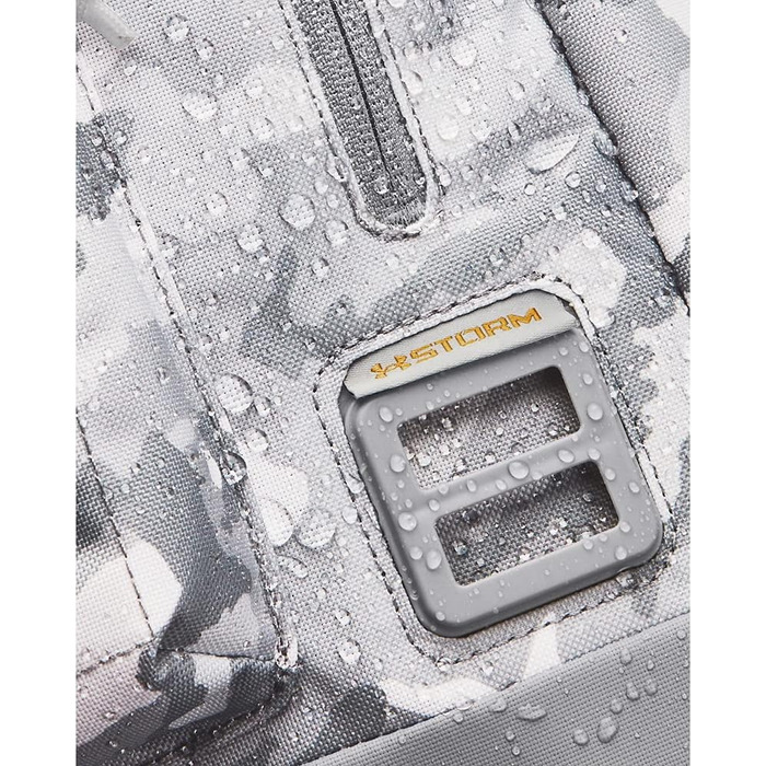 Under Armour Unisex Halftime Backpack Backpacks (White (100)/Metallic Gold)