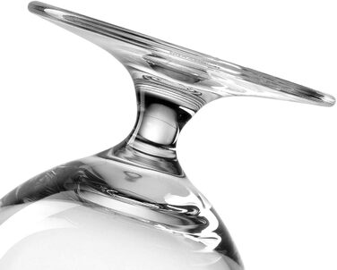 Leonardo Ciao+ Water Glasses, 6-Piece Set, Drinking Glasses with Drawn Stem, Dishwasher-Safe Juice Glasses, Height 13 cm, 300 ml, 061453