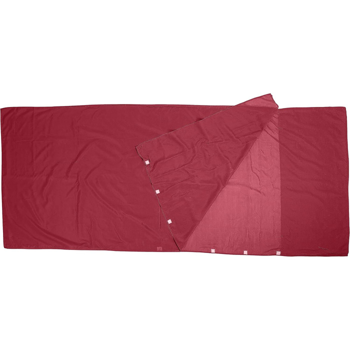 Montoza Sleeping Bag - Ultralight 170g blue red green - Silk and cotton inner liner - Lightweight, thin, warm travel sleeping bag