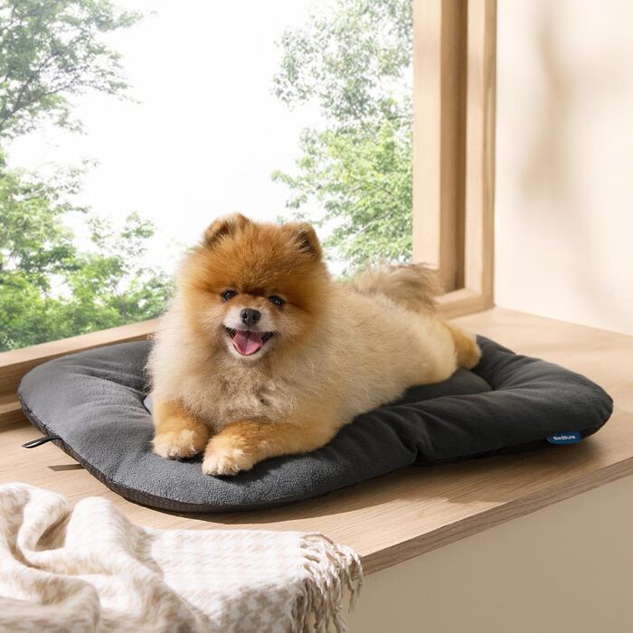 Килимок для собак BEDSURE: м'який, неслизький, 74x46 см, темно-сірий