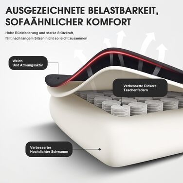 Ігровий крісло Douxlife з масажем, розширене пружинне сидіння, ергономічний офісний стілець для геймерів, стілець для комп'ютера з підніжкою, 158 кг, чорний