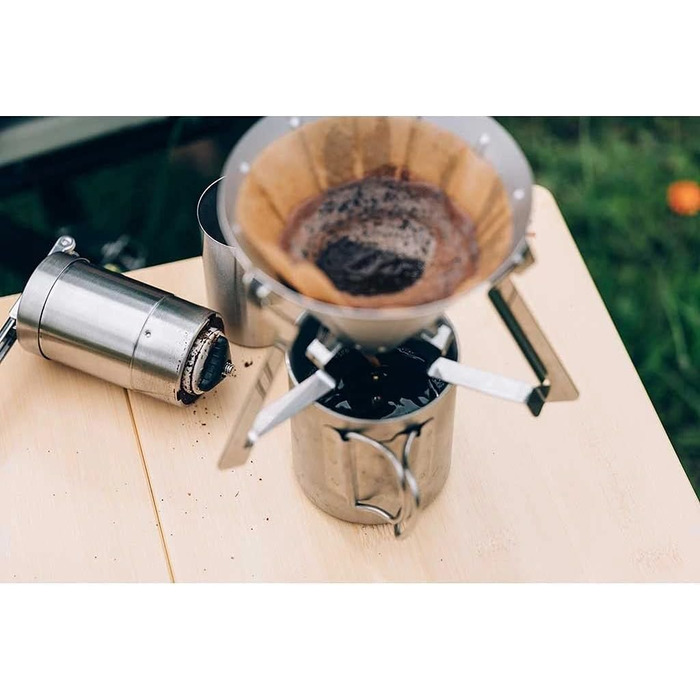 Snow Peak CS-116 Field Barista - кавомолка для туризму, сталь, Snow Peak