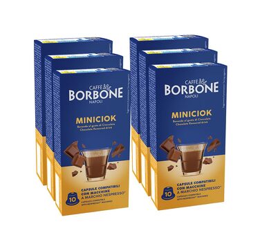 Кава в капсулах Caffè Borbone Respresso з шоколадом Miniciok, сумісні з Nespresso, 100 шт