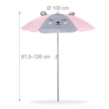 Relaxdays Camping Kids' Seating Set with Umbrella
