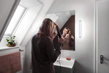 LEDVANCE Smart LED Bathroom Lamp white, 1600LM, 3000-6500K, 400mm x 70mm, IP44, Orbis Bath Wall Light, bathroom light with Wi-Fi technology, dimmable, controllable via app and voice assistants