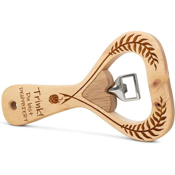 sagl.tirol® XXL Bottle Opener made of Swiss Pine Wood – with engraving 