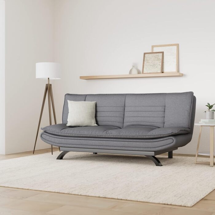 AC Design Jasper Bettcouch Dunkelgrau/Schwarz