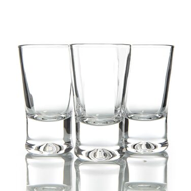 Набір шотерів BigDean 48 шт. 2cl - міцні скляні рюмки для шотів, стійкі до перекидання, безпечні для харчових продуктів, можна мити в посудомийці