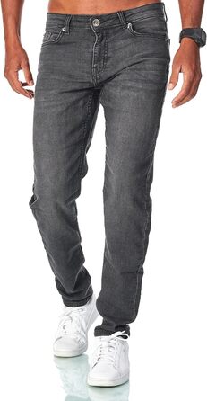 Чоловічі джинси JEEL Regular Fit, стрейч, деним, сірі (33W/30L)