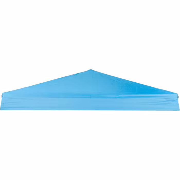 Replacement canopy, square, for a 3-meter long awning with sloping legs, 2.4 x 2.4 m, light blue