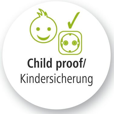 Мережевий фільтр Hama з 6 розетками, захист від перенапруги, поворот на 90°, монтаж на стіну, XL роз'єми, кабель 1,4м