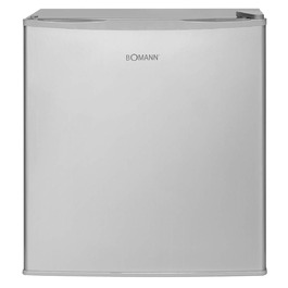 Міні-холодильник Bomann® 42 літри | Холодильник для напоїв для офісу, кемпінгу та геймінгу | Тихий, 39 дБ | Мінібар з можливістю зміни напрямку відкривання дверцят | 51x45x45 см | KB 7346 inox