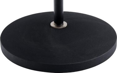 Pronomic DM-66S: Комплект динамічних мікрофонів – мікрофон для вокалу, мовлення, Rockabilly дизайн, зі штативом та XLR-кабелем, сріблястий/білий