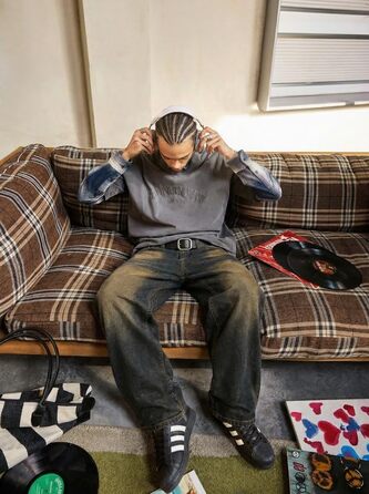 Чоловічі джинси Baggy JMIERR Y2K Wide Leg Denim Streetwear Raw Loose Fit Hip Hop XL (Брудний синій)