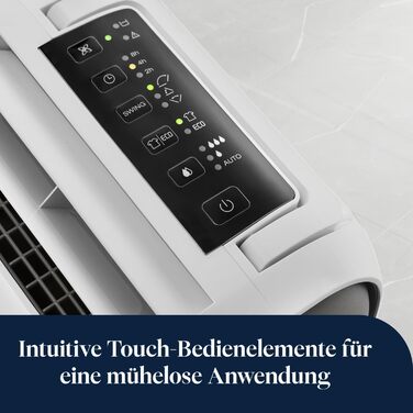 Зволожувач повітря De'Longhi Tasciugo AriaDry Light - портативний, з іонізатором, 16л/день, сушка білизни, сірий (DNS65)