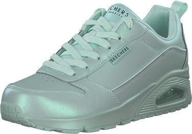 Жіночі кросівки Skechers UNO Galactic Gal - м'ятний, шкірозамінник Duraleather Jersey (39.5 EU)