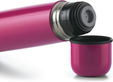 Термос Blumtal® 500 мл з нержавіючої сталі, без BPA, з чашкою. Червоний/Ягода. Зберігає тепло та холод.