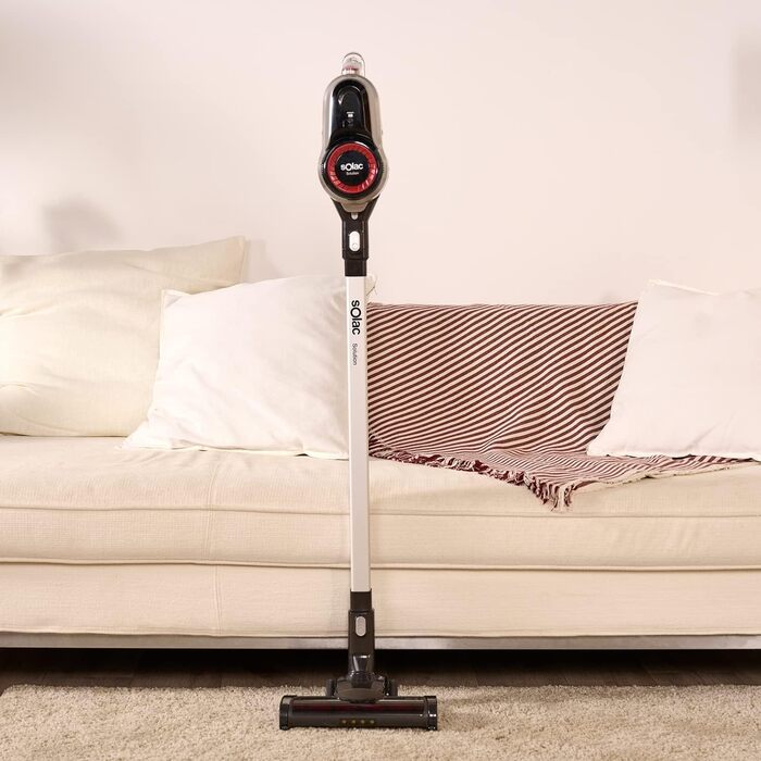 Електрична підміталка Solac Turbobat Digital Flex 29.6V AE2515 - 3 в 1, метал/пластик, колір: коричневий, мідний