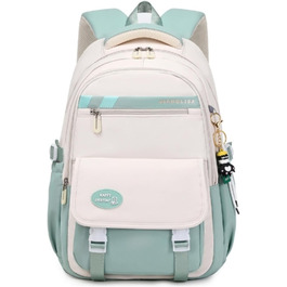 Шкільний рюкзак IvyH для підлітків, великий водонепроникний, зелений, для дівчаток та хлопчиків, 3-9 клас, старша школа, коледж, подорожі