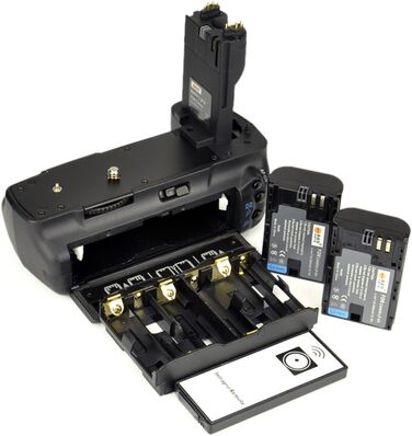 Пульт дистанційного керування DSTE® з батарейним блоком для Canon EOS 5D Mark II 5D2 (2 шт.) LP-E6