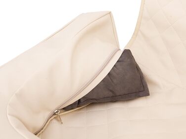 Автоматик для собак та котів у машину: килимок на заднє сидіння, 133 x 45 см, бежевий (штучна шкіра)