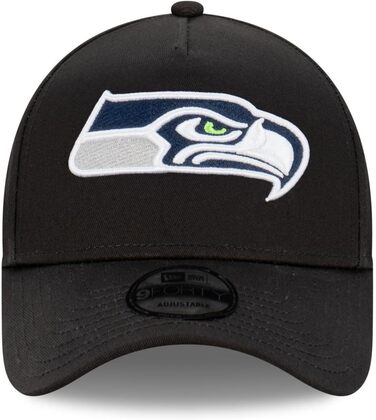 Кепка New Era NFL Seattle Seahawks 9Forty A-Frame чорна, оригінальна бейсболка