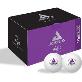 JOOLA Magic Abs 40+ Table Tennis Balls - Unisex Adult White