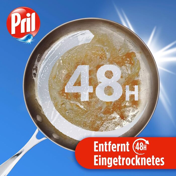 Засіб для миття посуду Pril Kraft Gel з лимоном, концентрований гель для видалення жиру, 450 мл (набір 6 шт)