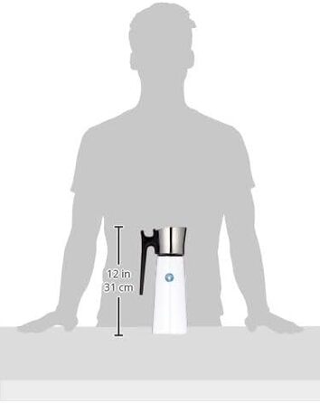 WMF Basic Water Carafe with Handle 1.5 Liter, Glass Carafe with Lid 1.5 l, Silicone Lid, Close-up Closure