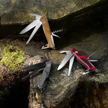 Мультитул Victorinox Ranger 55 - Швейцарський ніж, 10 функцій, з фіксатором леза та викруткою