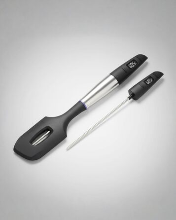 Ложка для приготування їжі Johann Lafer Turbo з нержавіючої сталі, ергономічна ручка, плоскі дротики для легкості | Преміум якість, точність, швидкість, задоволення