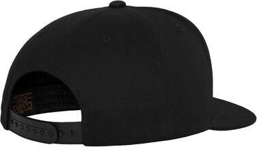 Кепка Flexfit Classic 5 Panel Snapback, унісекс, чорний колір