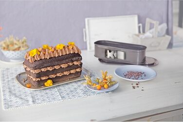 ORIGINAL KAISER Kaiser Springform La Forme Plus King's Cake 30 x 11 cm Made in Germany non-stick KAIRAMIC cut-resistant leak-proof, Alloyed Steel, Transparent, King's Cake Pan