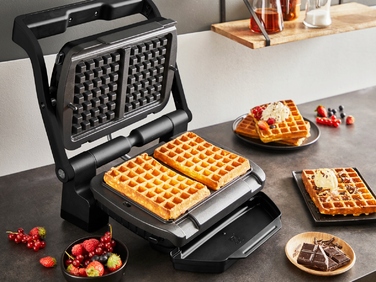 Електричний гриль-опикач Optigrill+ GC717810, 2000 Вт, розкладний, чорний
