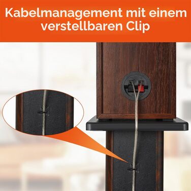 Стійки для акустичних систем Hi-Fi з дерева, 70 см, з можливістю засипки піском, комплект 2 шт. — універсальні підставки для полочних колонок та домашнього кінотеатру