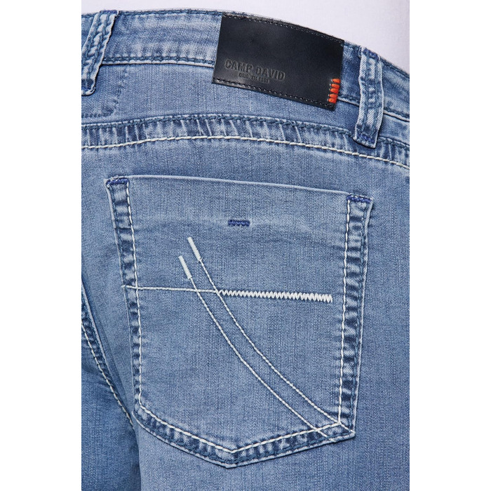 Чоловічі джинси Camp David NI:CO Regular Fit Stretch світло-блакитні (34W/32L) - еластичні, класичний крій