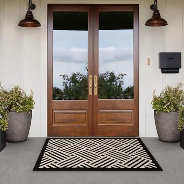 Килимок для дому та вулиці Senerma 60x90 см. Миючий, водовідштовхуючий, антиковзаючий. Підходить для входу, тераси, саду.