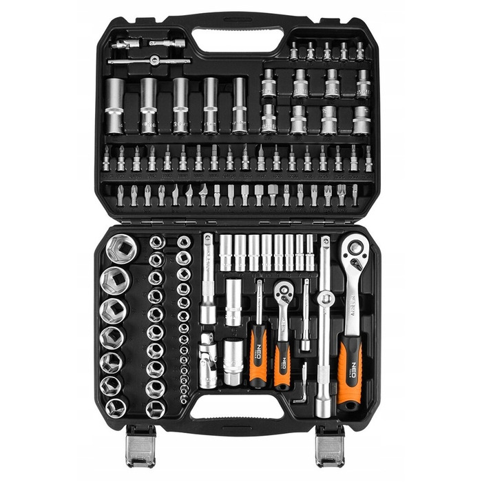 Набір торцевих ключів NEO TOOLS, 110 предметів, 1/2