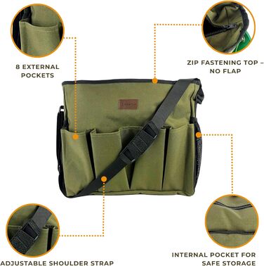 Сумка для дресирування собак Dog & Field Maxxi Schnullertasche - містка, з регульованим ременем, для гончих собак, аксесуари для полювання, 50 x 35 x 10 см, оливковий колір