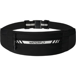 Поясна сумка для бігу Waterfly: поясна сумка для бігу, тренувань, фітнесу з 4 кишенями для телефону, чоловіча та жіноча
