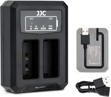Зарядний пристрій LP-E17 USB Dual для Canon EOS R10, RP, M6, M6 Mark II, M5, M3, 77D, 850D, 800D, 760D, 750D, 250D, 200D II, 200D камери Canon