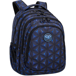 Багатофункціональний шкільний рюкзак CoolPack, чорно-синій, 28 л