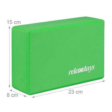 Relaxdays Yoga Block Set of 2