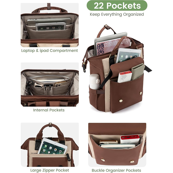 Жіночий рюкзак LOVEVOOK, 15.6