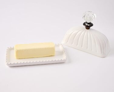Mud Pie Turkish Door Knob Butter Dish