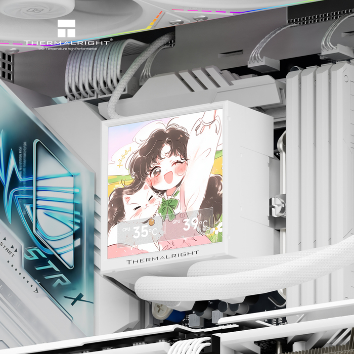 Рідинне охолодження AIO Thermalright Peerless Vision 360 ARGB 3x120мм, біле