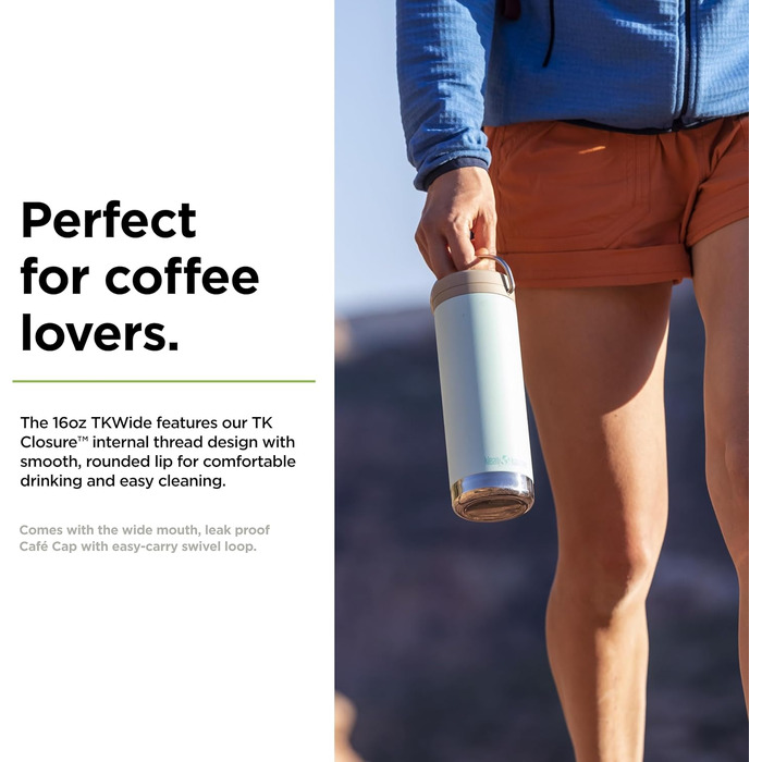 Klean Kanteen Men's tkwide Drinking Bottle (1 EA, Tofu)