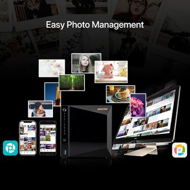 Asustor Drivestor 2 Lite AS1102TL: NAS сервер з 4 відсіками, 1 ГБ RAM DDR4, 1GbE порт, Quad Core процесор 1.7GHz (без дисків)