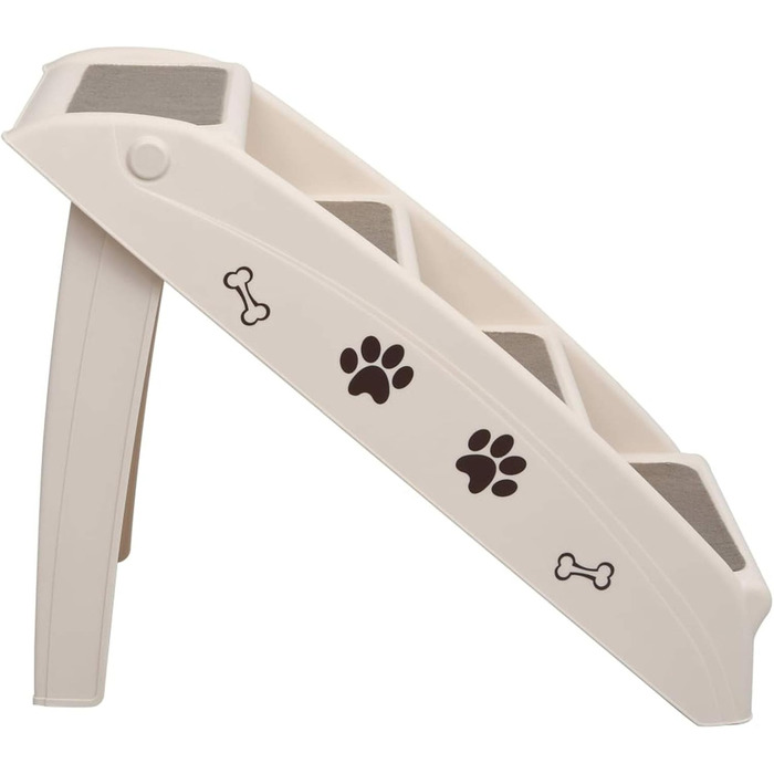 Східці для собак Tidyard: для ліжка, дивану та авто, кремовий, 62 x 40 x 49,5 см