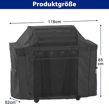 Захисний чохол для газового гриля Rösle VIDERO G4/G4-S, водонепроникний 600D Oxford, для барбекю-станції, аксесуари для гриля